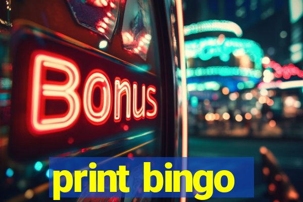 print bingo