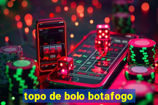 topo de bolo botafogo