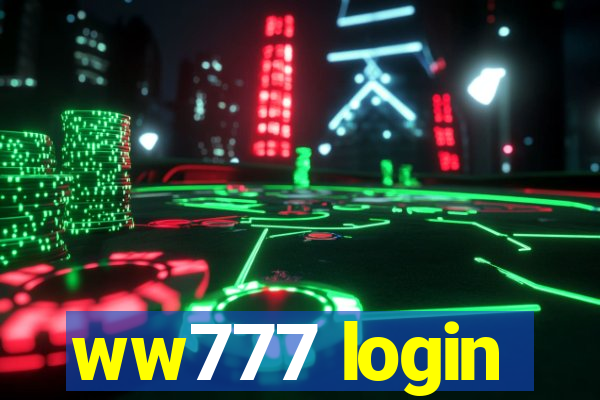 ww777 login