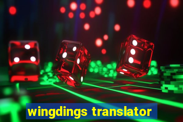 wingdings translator