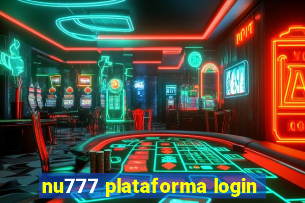 nu777 plataforma login