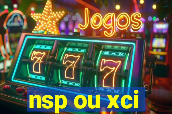 nsp ou xci