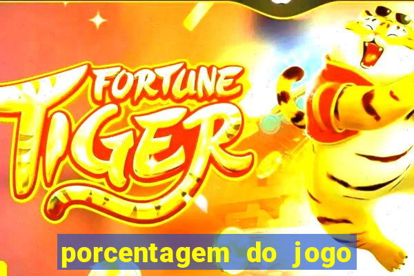 porcentagem do jogo fortune tiger