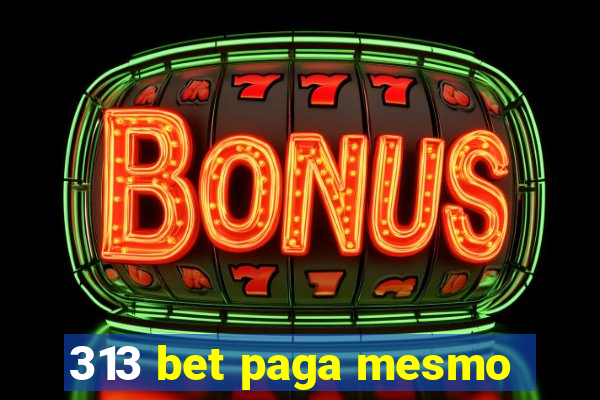 313 bet paga mesmo