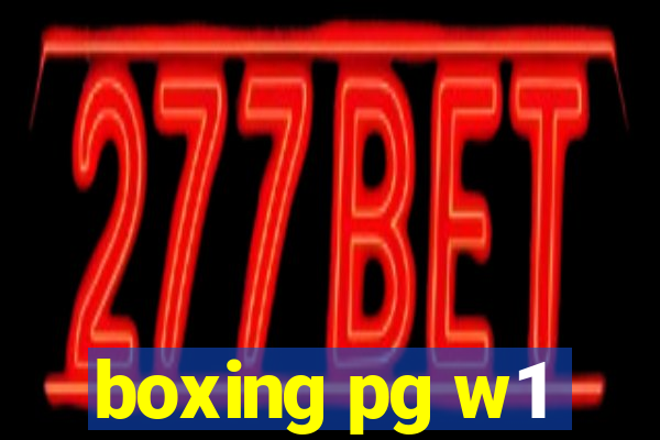 boxing pg w1