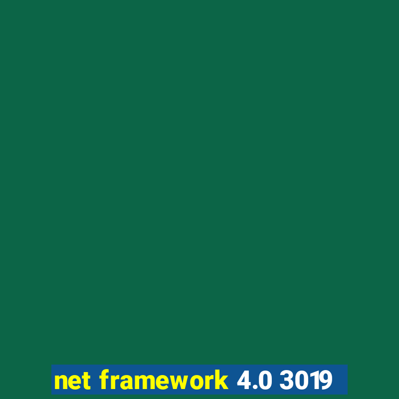 net framework 4.0 3019