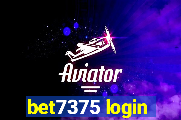 bet7375 login