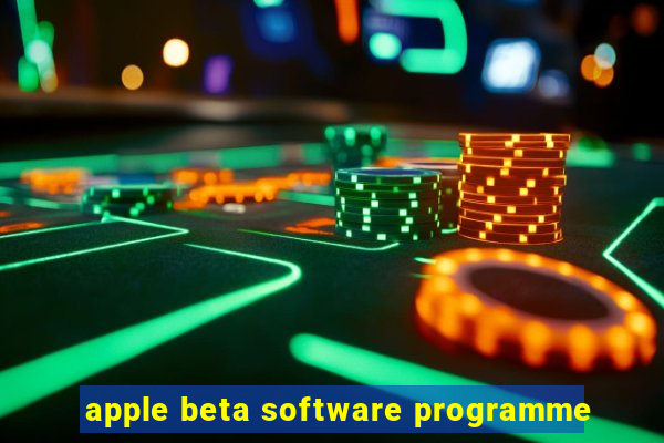 apple beta software programme