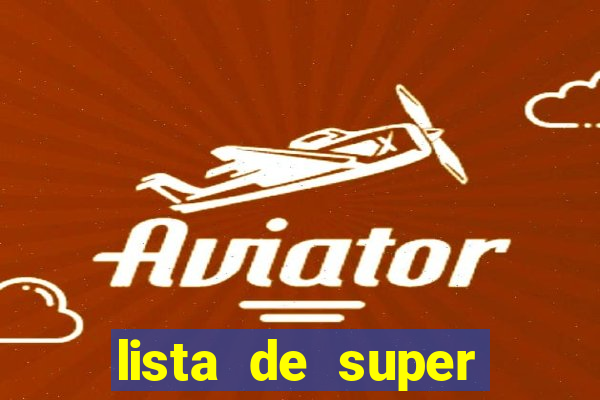 lista de super herois de a a z