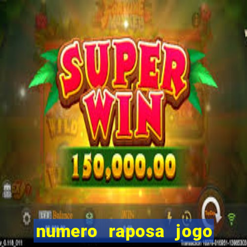 numero raposa jogo do bicho