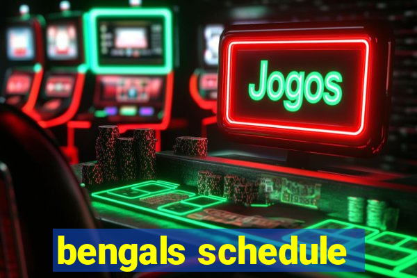 bengals schedule