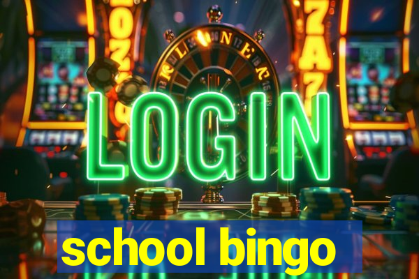 school bingo