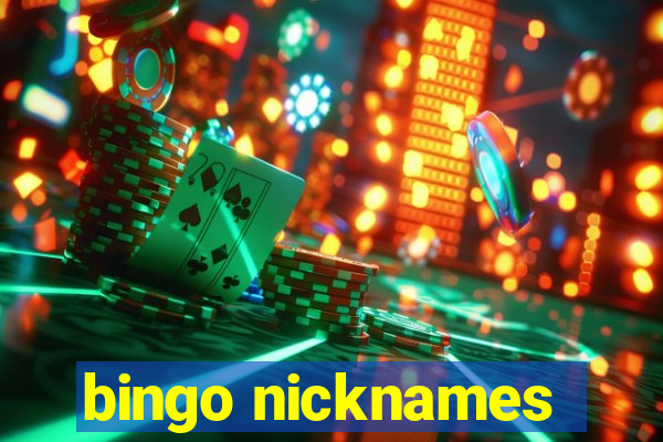 bingo nicknames