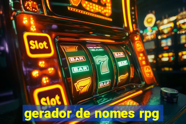 gerador de nomes rpg