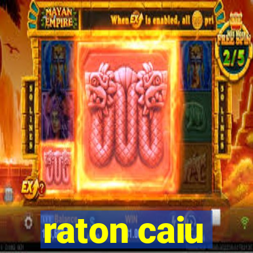 raton caiu