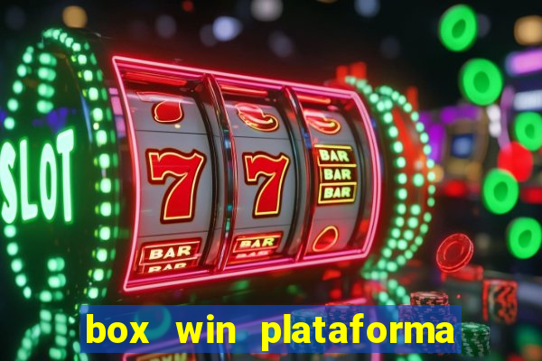 box win plataforma de jogos