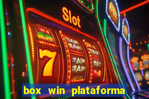 box win plataforma de jogos