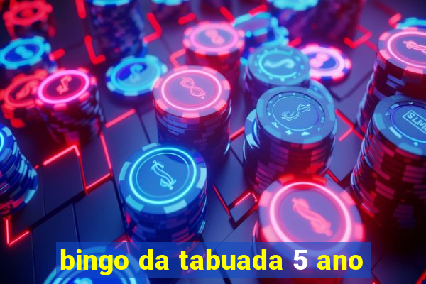 bingo da tabuada 5 ano
