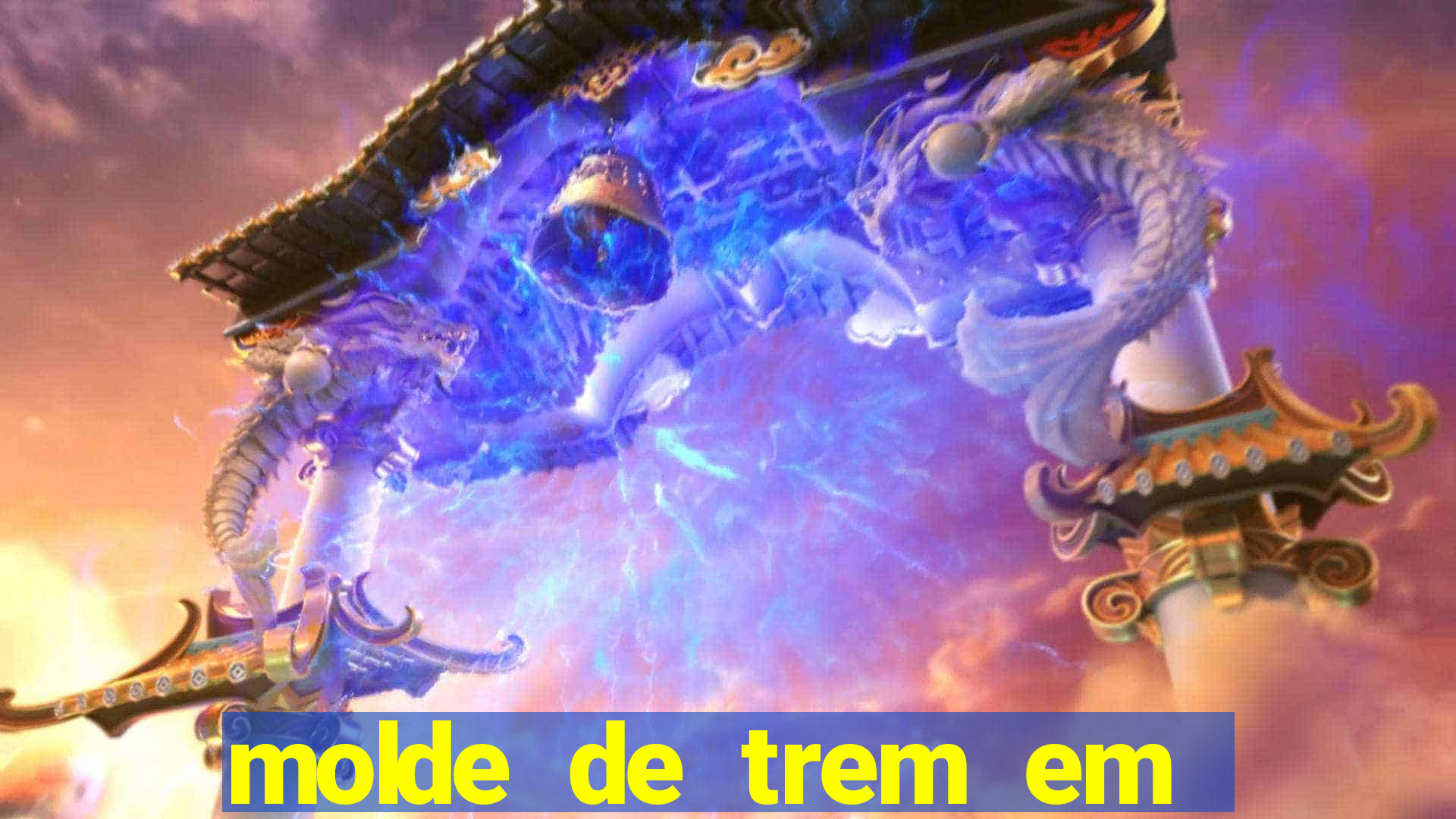 molde de trem em eva para imprimir