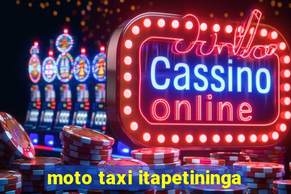 moto taxi itapetininga