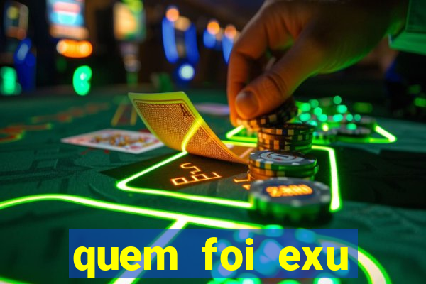 quem foi exu caveira em vida