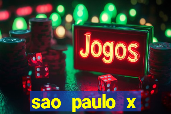 sao paulo x botafogo palpite