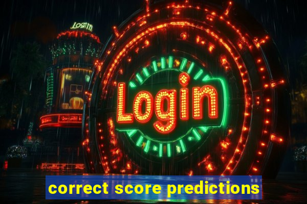 correct score predictions