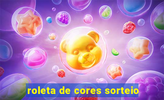 roleta de cores sorteio