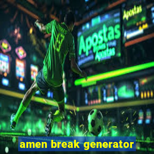 amen break generator