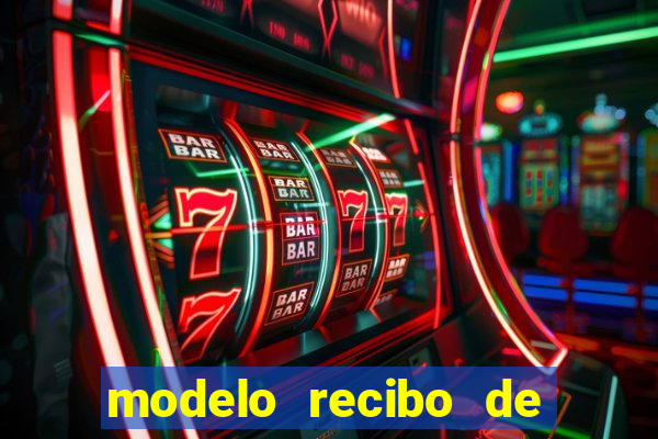 modelo recibo de pagamento autonomo