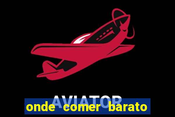 onde comer barato aeroporto santos dumont