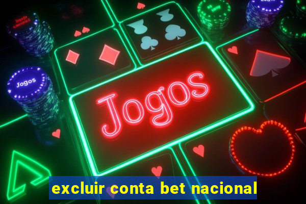 excluir conta bet nacional