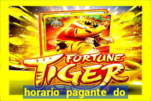 horario pagante do coelho fortune