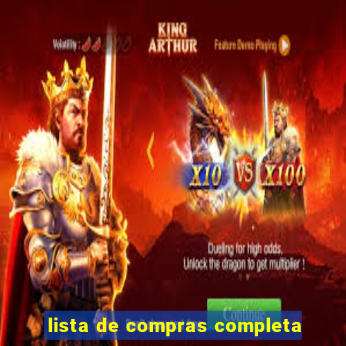 lista de compras completa