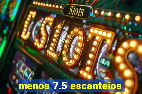 menos 7.5 escanteios