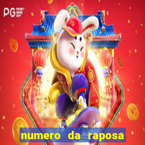 numero da raposa jogo do bicho