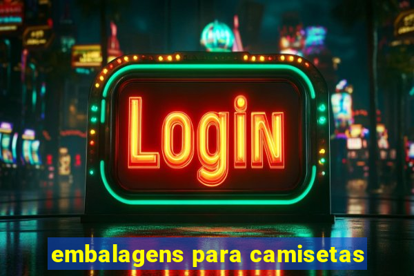 embalagens para camisetas