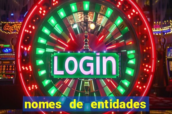 nomes de entidades do mal