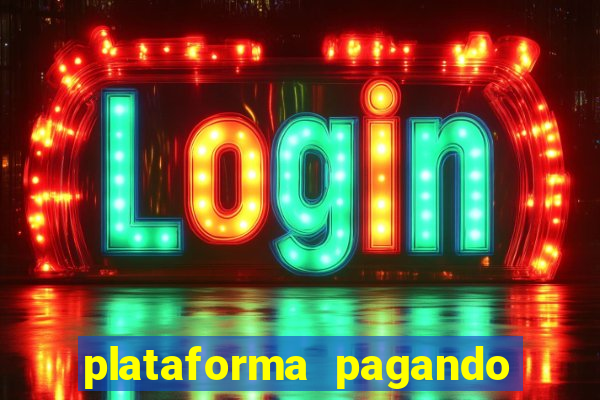 plataforma pagando no cadastro