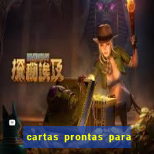 cartas prontas para retiro catolico