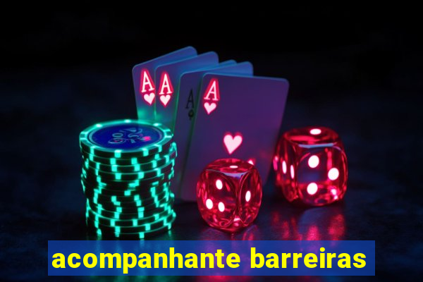 acompanhante barreiras