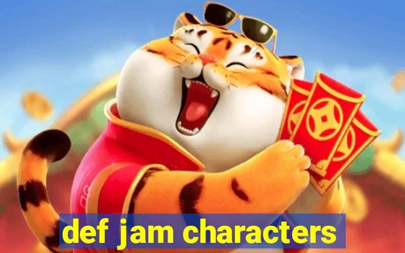 def jam characters