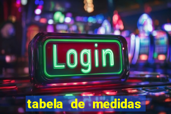 tabela de medidas reserva mini