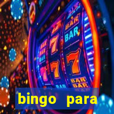 bingo para despedida de solteira para imprimir