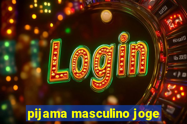 pijama masculino joge