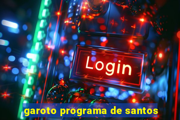 garoto programa de santos