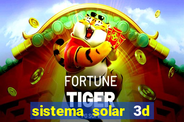 sistema solar 3d em movimento