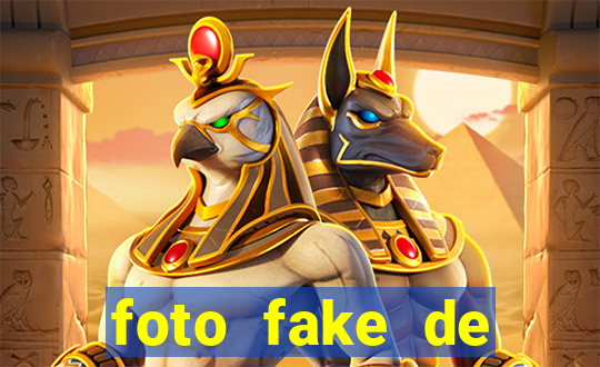 foto fake de mulher no espelho